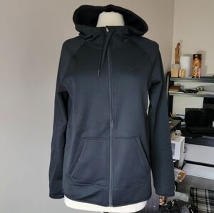 Nike Dri-Fit Full Zip Hoodie Black Women's Size M